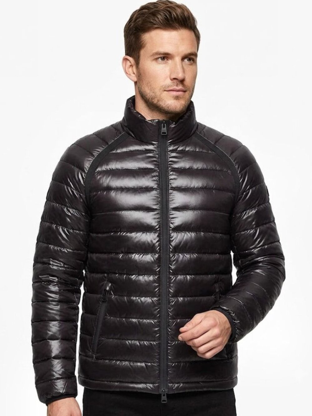 Mackage Mansfield Black Puffer Jacket with Down Fill, Mens Size 40 (US Small)